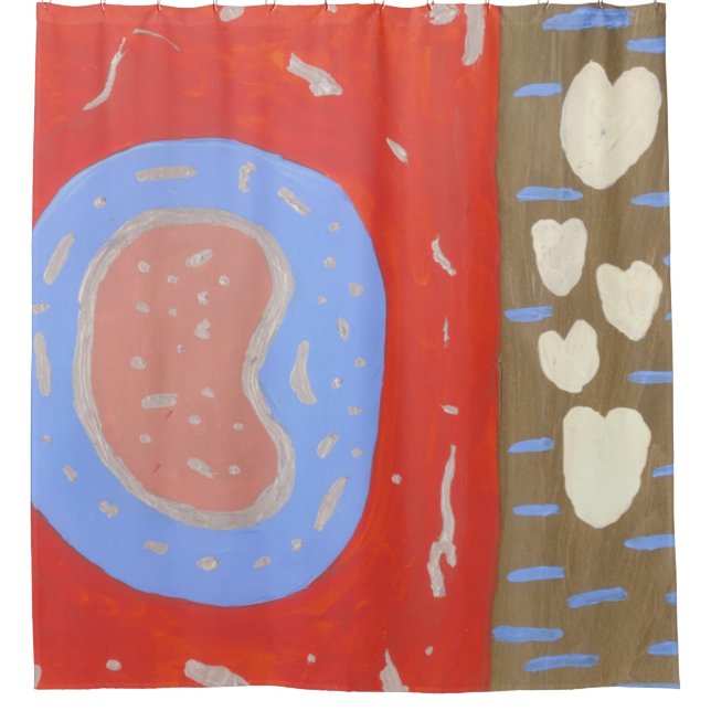 Cortina de ducha Love Isle (Anverso)