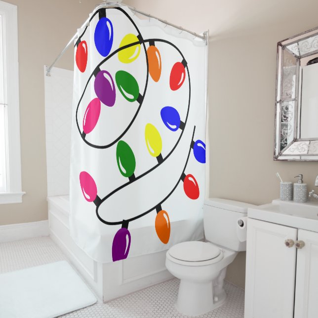 Cortina De Ducha Luces entrelazadas (In situ)