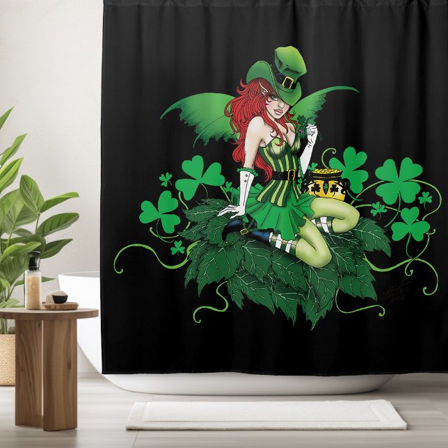 Cortina De Ducha Luck Irish Fairy Green (Subido por el creador)
