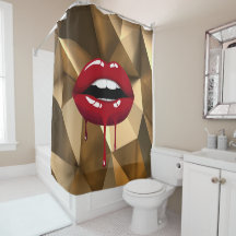 Lujo Oro Belleza Glamour Rojo Goteo Labios Goteand
