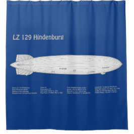 Cortina De Ducha LZ 129 Hindenburg - Aviso Planes de Blueprint ABD