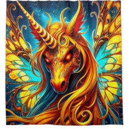 Cortina De Ducha Mad Unicorn