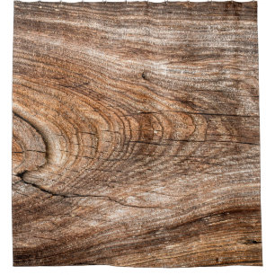 Cortina De Ducha Madera sólida de textura de árbol