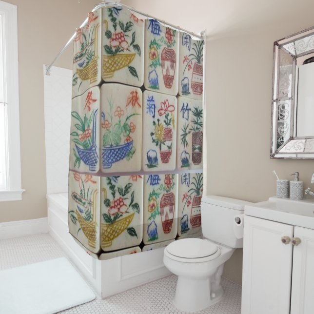 Cortina de ducha Mahjong (In situ)