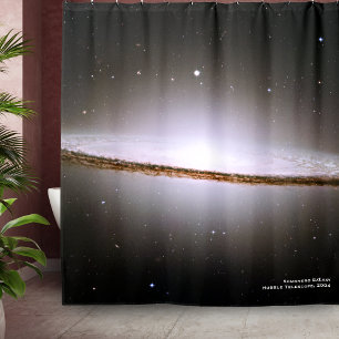 Cortina De Ducha Majestic Sombrero Galaxy Hubble Telescope 2004