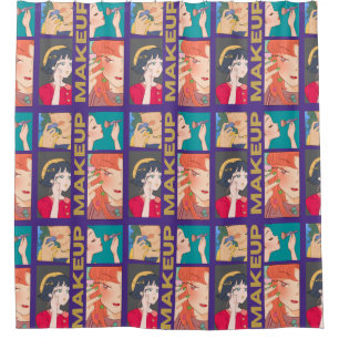 CORTINA DE DUCHA MAKEUP ANIME AMIGOS