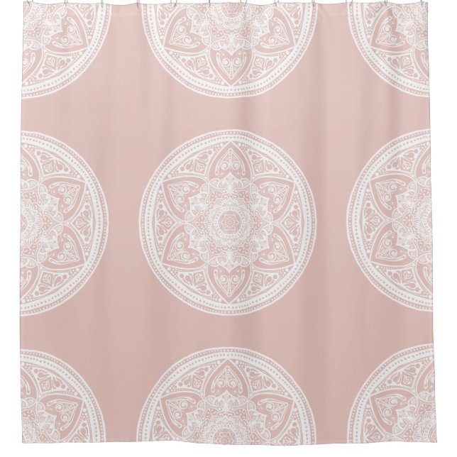 Cortina De Ducha Mallow Mandala (Anverso)