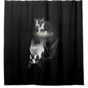 Cortina De Ducha Mamá del perro BostonTerrier Perro Lover Regalo P