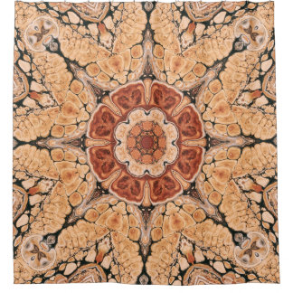Cortina De Ducha Mandala Kaleidoscópica
