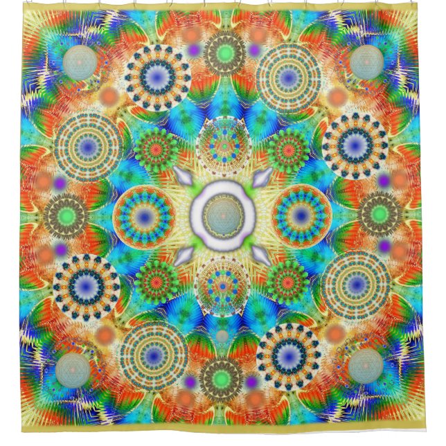 Cortina De Ducha Mandala Multi Verse (Anverso)