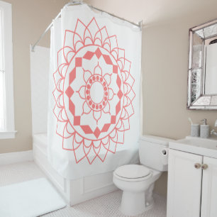 Cortina De Ducha Mandala simple