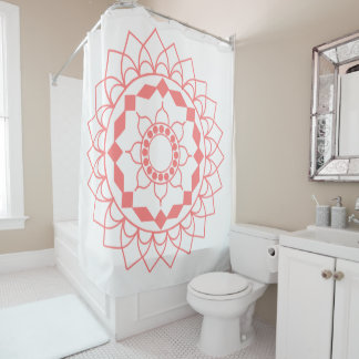 Cortina De Ducha Mandala simple