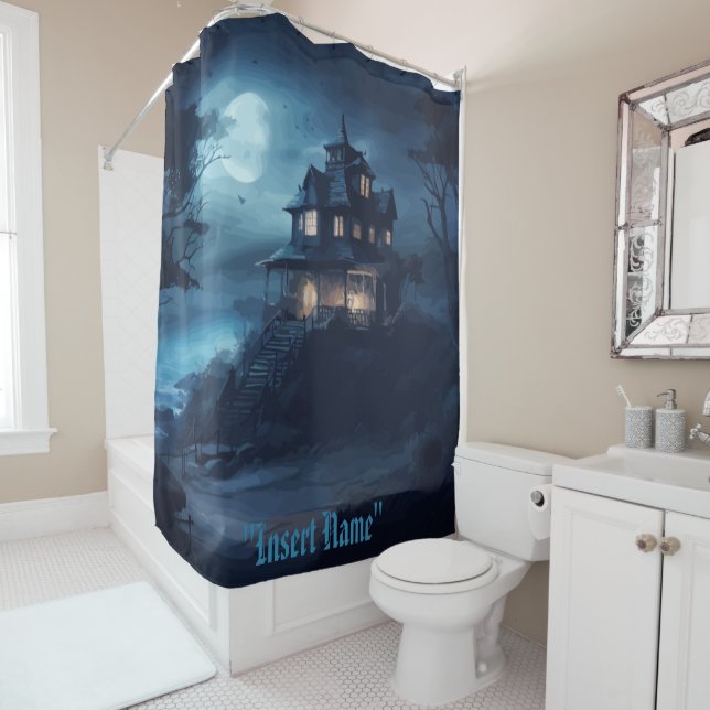 Cortina De Ducha Mano del borde del océano (In situ)