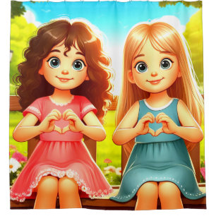 Cortina De Ducha Manos del corazón