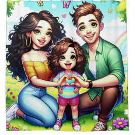 Cortina De Ducha Manos del corazón