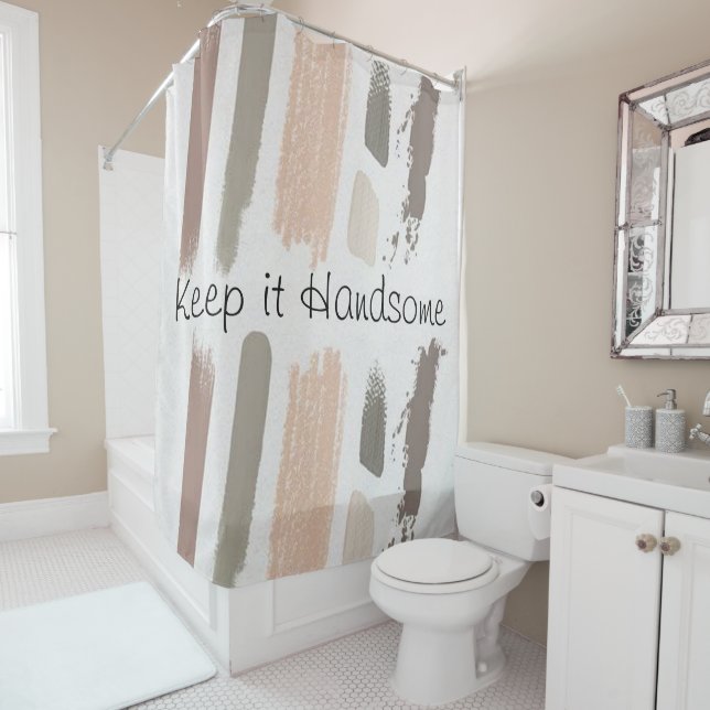 Cortina de ducha Mantenerla a mano (In situ)