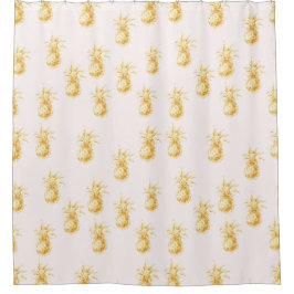 Cortina De Ducha Manzanas tropicales Rubor Gold