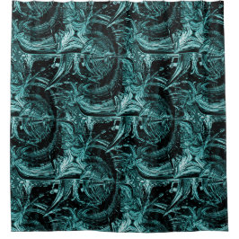 Cortina De Ducha Mar de Swirling......