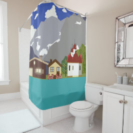 Cortina De Ducha Mar y playa