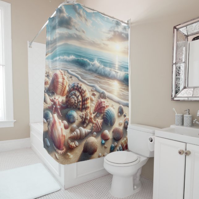 Cortina De Ducha Maravilloso Océano (In situ)