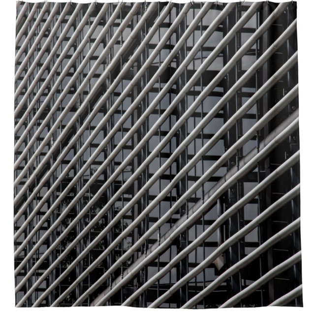 Cortina De Ducha Marco metalizado gris (Anverso)