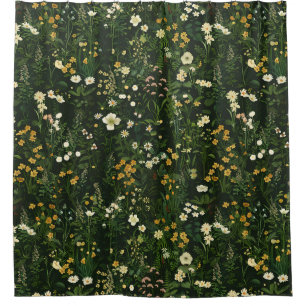 Cortina De Ducha Marianne Dark Daisy Floral