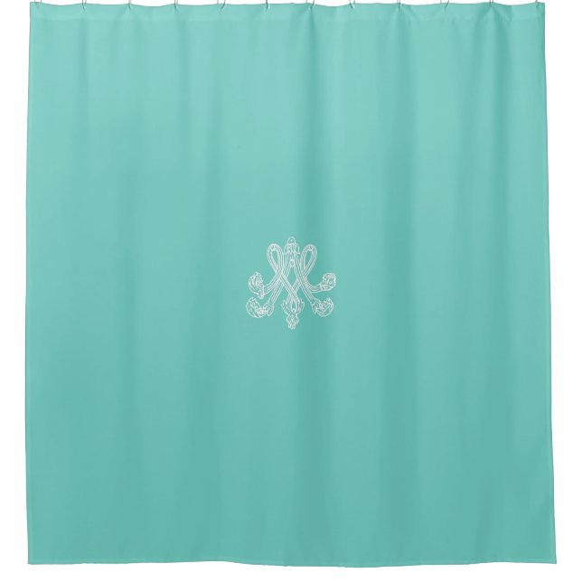 Cortina De Ducha Marie Antoinette – Monogramm – Monogram initial (Anverso)