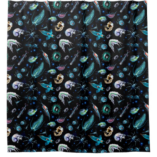 Cortina De Ducha Marine Plankton  (Anverso)