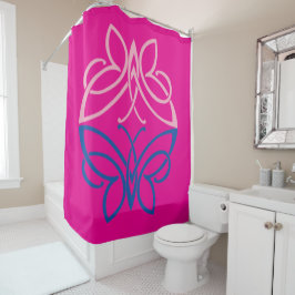 Cortina De Ducha Mariposa