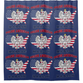 Cortina De Ducha Marlin Texas Polaco Americano