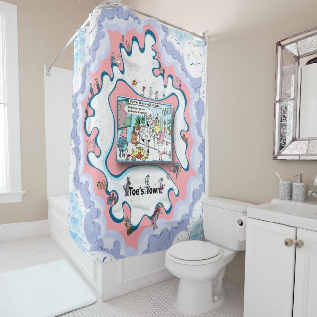 Cortina De Ducha Más Allá de la Carne | Humor Sátirico (In situ)