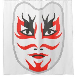 Cortina De Ducha Máscara japonesa