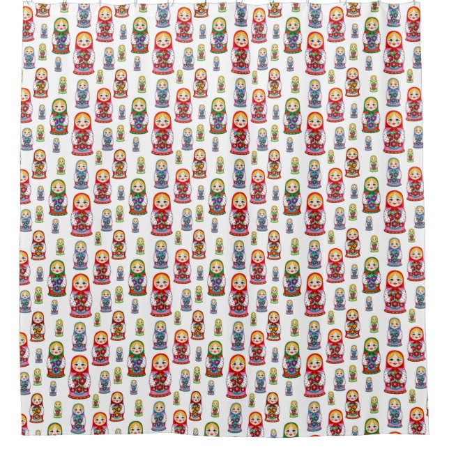 Cortina De Ducha Matreshka (Anverso)