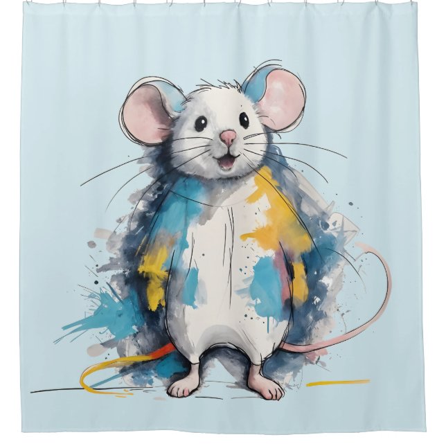 Cortina De Ducha Maus (Anverso)