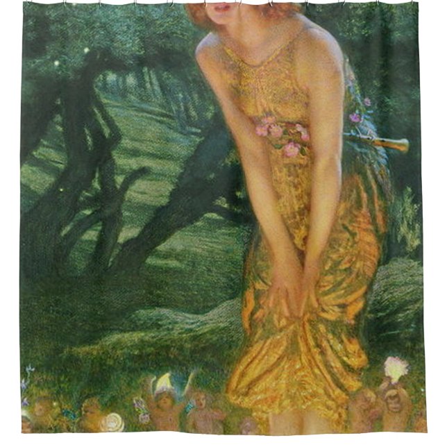 Cortina De Ducha Medianoche Edward Robert Hughes 1908 (Anverso)