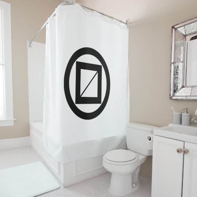 Cortina De Ducha Medida arbolada en círculo (In situ)