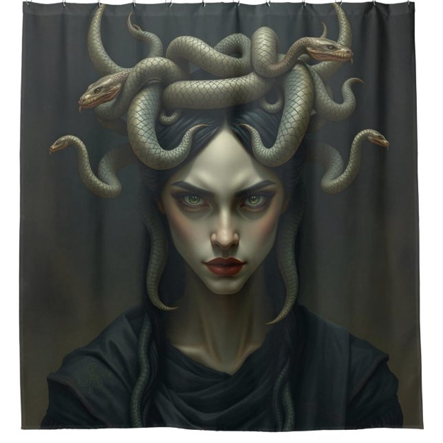 Cortina De Ducha „Medusa – Blick der Macht“ (Anverso)