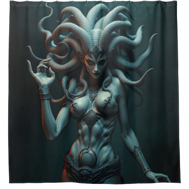 Cortina De Ducha „Medusa – Blick der Macht“ (Anverso)