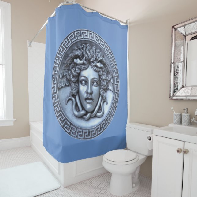 Cortina De Ducha Medusa plateado (In situ)