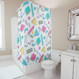 Cortina De Ducha Memphis Shapes