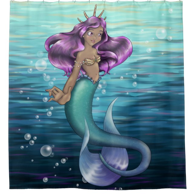 Cortina De Ducha Mermaid Iole (Anverso)