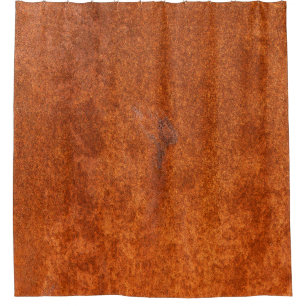Cortina De Ducha Metalizado de oxidación meteorológica: textura de