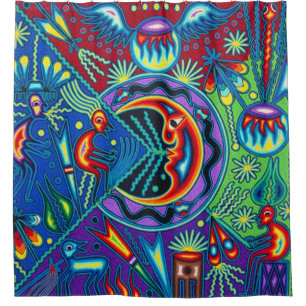 Cortina De Ducha México mexicano Mayan Azteca Latino X Oaxaca Hisp