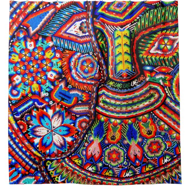 Cortina De Ducha México mexicano Mayan Azteca Latino X Oaxaca Hispá (Anverso)