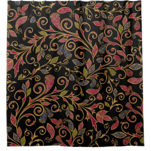 Cortina De Ducha Mezcla Vegetable Paisley