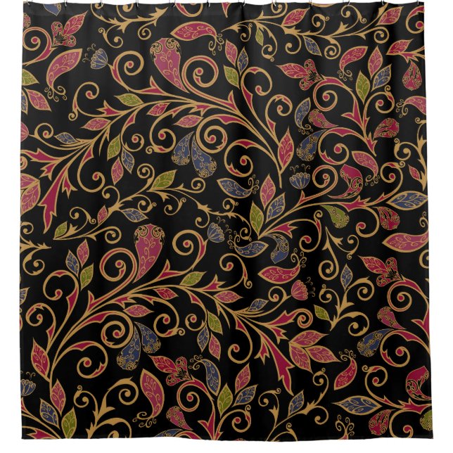 Cortina De Ducha Mezcla Vegetable Paisley (Anverso)