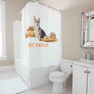 Cortina De Ducha Mi Mascota ideal - Diseño de amor con pipa