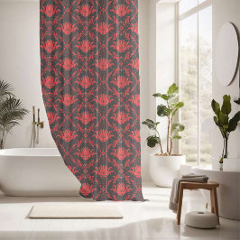 Cortina De Ducha Midnight Floral Fusion