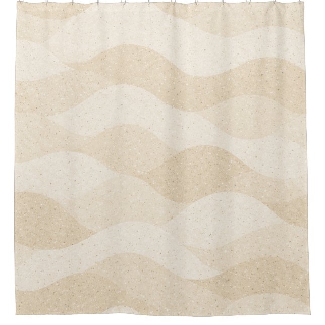 Cortina De Ducha Minimal Grain Texture ,Soft, Neutral pattern (Anverso)