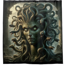 Mirada de Medusa Cabeza de la Muerte de Serpientes